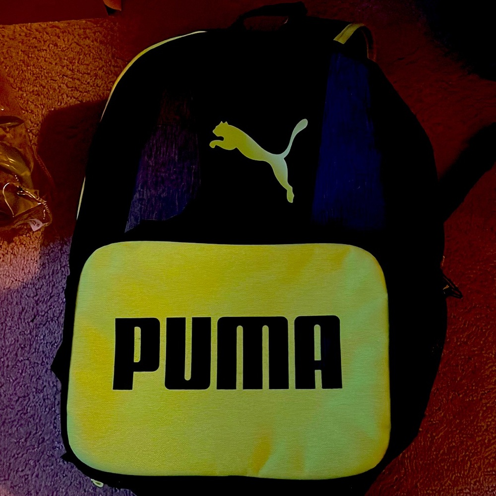 Puma backpack with lunchbox